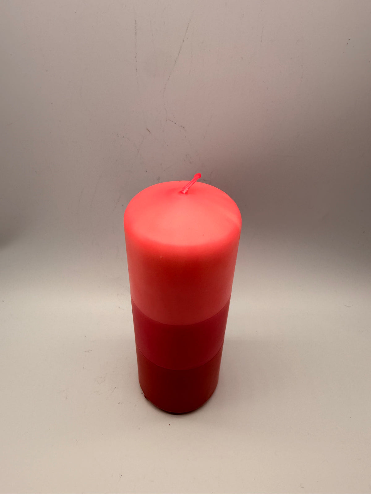 Dip Dye Stumpenkerze – Raspberry Blush – Ansicht 3