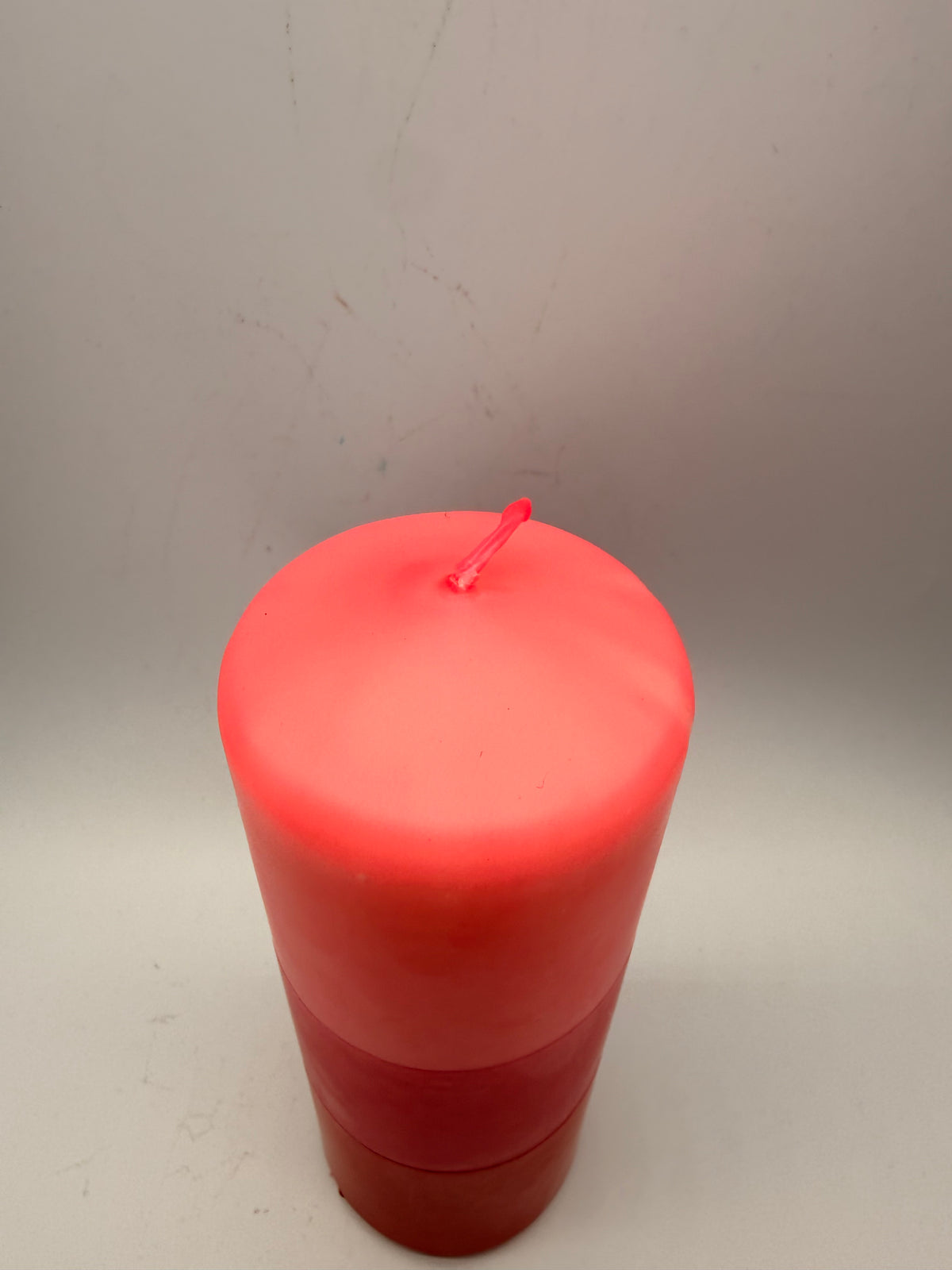 Dip Dye Stumpenkerze – Raspberry Blush – Ansicht 5