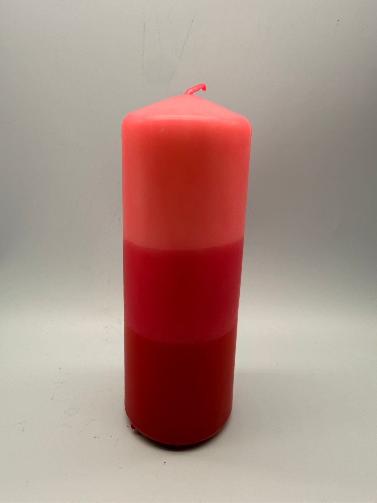 Dip Dye Stumpenkerze – Raspberry Blush – Ansicht 2