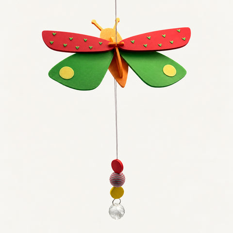 Schmetterling Suncatcher – Lichtfalter – Gesamtansicht · Foto 1 · neutraler Hintergrund