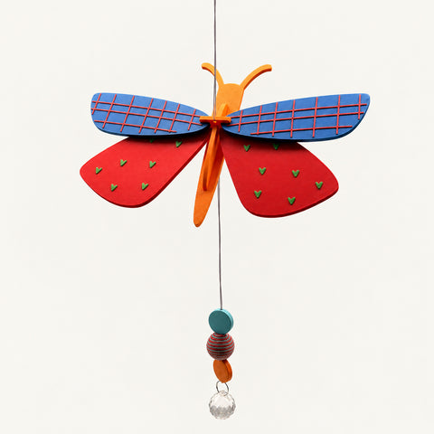 Schmetterling Suncatcher – Prismafalter – Gesamtansicht · Foto 1 · neutraler Hintergrund