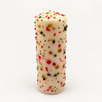 Dip Dye Stumpenkerzen 4er Set – Christmas Confetti – Stumpenkerze