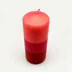 Dip Dye Stumpenkerze Raspberry Blush aus dem 4er Set – Ansicht 3