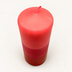 Dip Dye Stumpenkerze Raspberry Blush aus dem 4er Set – Ansicht 5