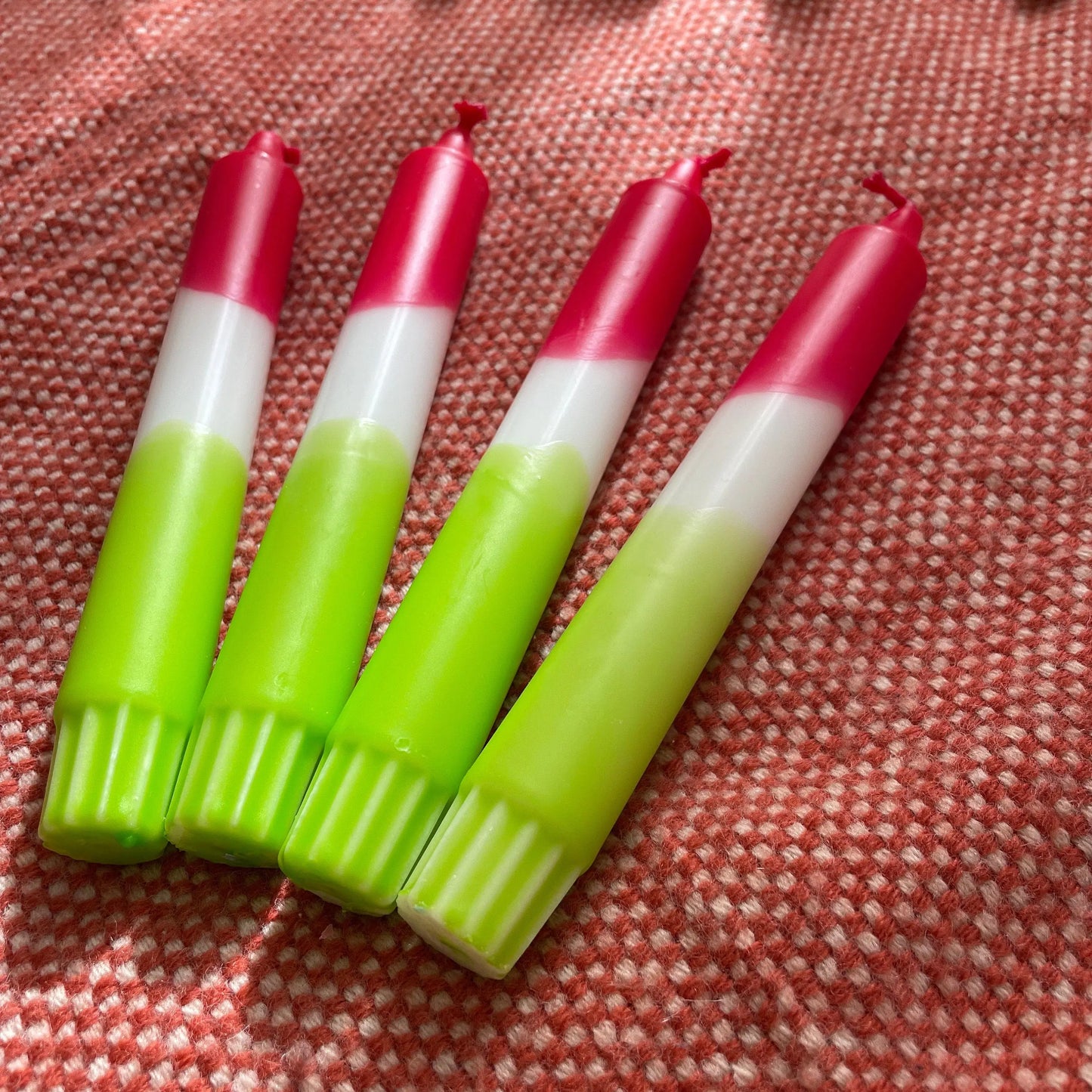 Handgefärbt Dip-Dye-Kerzen - Melon Magic Mein Shop